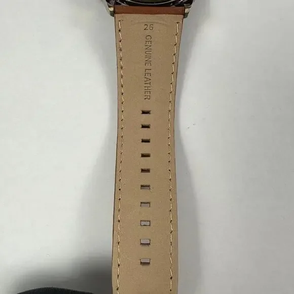 NWT Fossil Flynn Chronograph Brown Leather Men's Watch BQ2261 - Picture 10 of 12